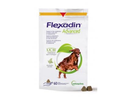 Flexadin Advanced New 60tbl z kategorie Chovatelské potřeby a krmiva pro psy > Vitamíny a léčiva pro psy > Pohybový aparát u psů