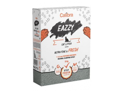 Calibra Eazzy Cat podestýlka Ultra Fine & Fresh 6 kg z kategorie Chovatelské potřeby a krmiva pro kočky > Toalety, steliva pro kočky > Steliva kočkolity pro kočky