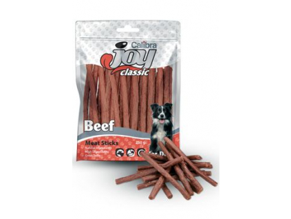 Calibra Joy Dog Classic Beef Sticks 250g z kategorie Chovatelské potřeby a krmiva pro psy > Pamlsky pro psy > Tyčinky, salámky pro psy