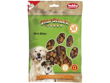 Nobby StarSnack Mini Bites GRAIN FREE pamlsky 180g z kategorie Chovatelské potřeby a krmiva pro psy > Pamlsky pro psy > Poloměkké pamlsky pro psy