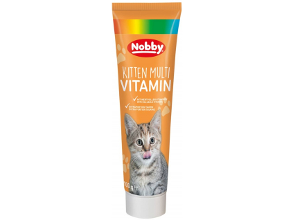 Nobby Multivitamínová pasta pro koťata 100g z kategorie Chovatelské potřeby a krmiva pro kočky > Krmivo a pamlsky pro kočky > Pamlsky pro kočky
