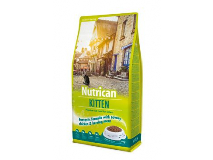 NutriCan Cat Kitten 10kg z kategorie Chovatelské potřeby a krmiva pro kočky > Krmivo a pamlsky pro kočky > Granule pro kočky