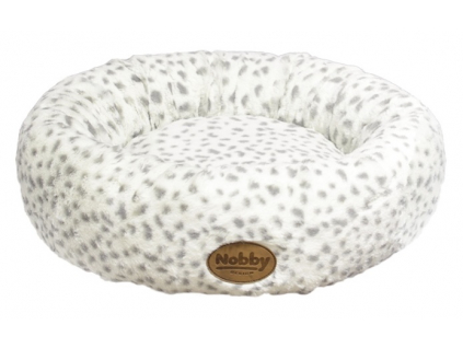 Nobby Alanis donut plyšový pelíšek leopard šedá 45cm z kategorie Chovatelské potřeby a krmiva pro psy > Pelíšky a dvířka pro psy > Pelechy a pohovky pro psy