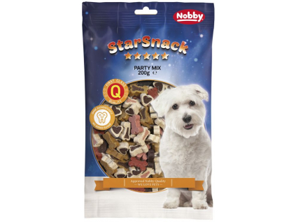 Nobby StarSnack Party Mix pamlsky pro psa 200g z kategorie Chovatelské potřeby a krmiva pro psy > Pamlsky pro psy > Poloměkké pamlsky pro psy