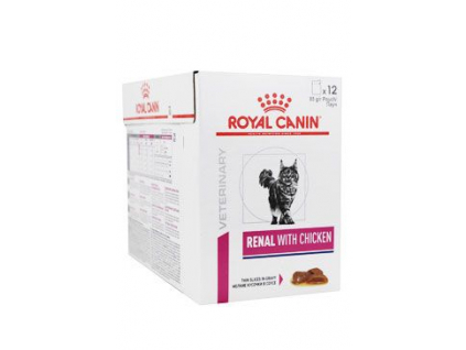 Royal Canin VD Feline Renal 12x85g kuře kapsa z kategorie Chovatelské potřeby a krmiva pro kočky > Krmivo a pamlsky pro kočky > Veterinární diety pro kočky