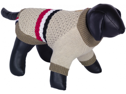 Nobby SIRA pletený svetr pro psy béžová 44cm z kategorie Chovatelské potřeby a krmiva pro psy > Oblečky a doplňky pro psy > Svetry, mikiny pro psy