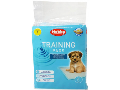 Nobby absorpční podložky S 48x41cm 6ks z kategorie Chovatelské potřeby a krmiva pro psy > Hygiena a kosmetika psa > Toalety a podložky pro psy