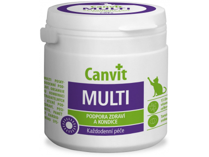 Canvit Multi pro kočky 100g z kategorie Chovatelské potřeby a krmiva pro kočky > Vitamíny a léčiva pro kočky > Vitamíny a minerály pro kočky