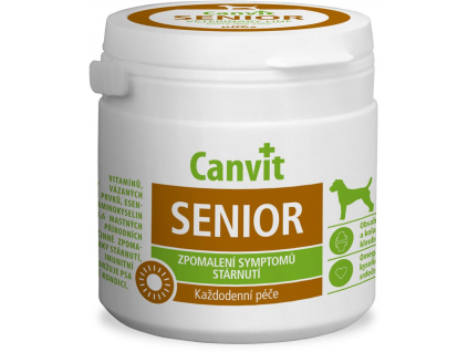 Canvit Senior 100g z kategorie Chovatelské potřeby a krmiva pro psy > Vitamíny a léčiva pro psy > Vitaminy a minerály pro psy