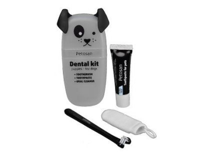 Petosan Puppy pack sada pro dentální hygienu u štěňat z kategorie Chovatelské potřeby a krmiva pro psy > Hygiena a kosmetika psa > Péče o psí zuby