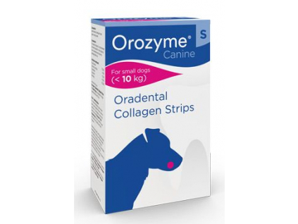 Orozyme žvýkací plátky S (do 10 kg) 224g z kategorie Chovatelské potřeby a krmiva pro psy > Hygiena a kosmetika psa > Péče o psí zuby