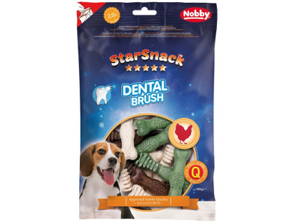 Nobby StarSnack Dental Brush dentální pamlsky 180g z kategorie Chovatelské potřeby a krmiva pro psy > Pamlsky pro psy > Dentální pamlsky pro psy