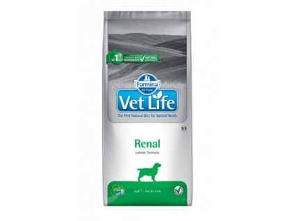 Vet Life Natural DOG Renal 2kg z kategorie Chovatelské potřeby a krmiva pro psy > Krmiva pro psy > Veterinární diety pro psy