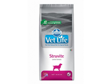 Vet Life Natural DOG Struvite 2kg z kategorie Chovatelské potřeby a krmiva pro psy > Krmiva pro psy > Veterinární diety pro psy