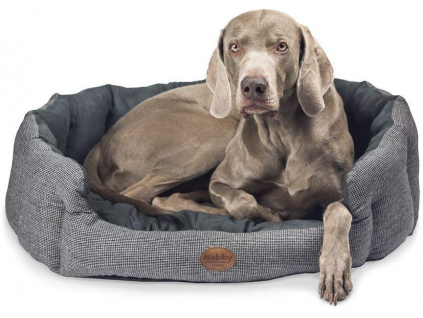 Nobby JOSI károvaný pelíšek pro psy šedá 86x70x24cm z kategorie Chovatelské potřeby a krmiva pro psy > Pelíšky a dvířka pro psy > Pelechy a pohovky pro psy
