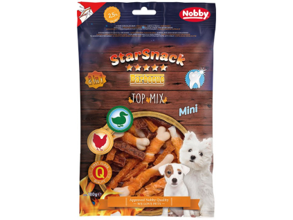 Nobby StarSnack BBQ Mini Top Mix pamlsky pro malé psy 180g z kategorie Chovatelské potřeby a krmiva pro psy > Pamlsky pro psy > Žvýkací pamlsky pro psy
