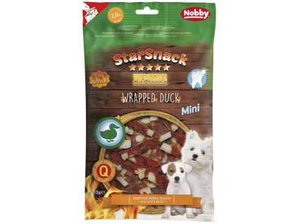 Nobby StarSnack Wrapped Duck MINI pamlsky pro psy 113g z kategorie Chovatelské potřeby a krmiva pro psy > Pamlsky pro psy > Žvýkací pamlsky pro psy