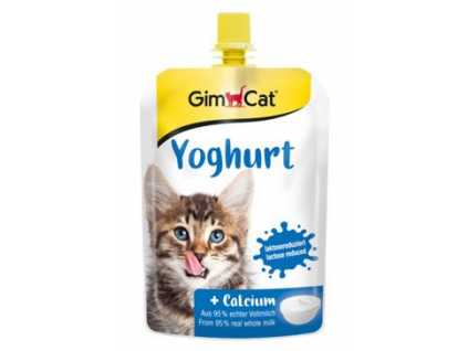 GimCat jogurt pro kočky 150g z kategorie Chovatelské potřeby a krmiva pro kočky > Krmivo a pamlsky pro kočky > Pamlsky pro kočky