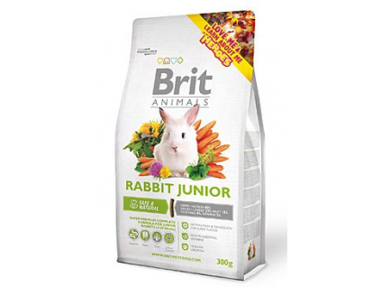 Brit Animals Rabbit Junior Complete 300g z kategorie Chovatelské potřeby a krmiva pro hlodavce a malá zvířata > Krmiva pro hlodavce a malá zvířata