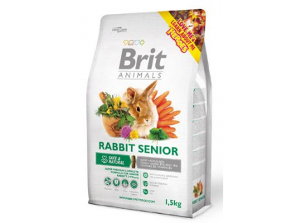 Brit Animals Rabbit Senior Complete 1,5kg z kategorie Chovatelské potřeby a krmiva pro hlodavce a malá zvířata > Krmiva pro hlodavce a malá zvířata