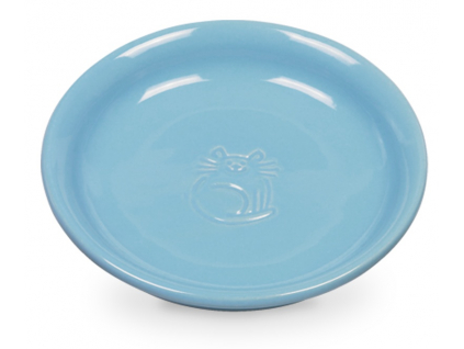 Nobby nízká keramická miska modrá 100ml z kategorie Chovatelské potřeby a krmiva pro kočky > Misky, dávkovače pro kočky > keramické misky pro kočky