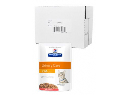 Hill's Feline C/D kapsa MultiCare Salmon 12x85g z kategorie Chovatelské potřeby a krmiva pro kočky > Krmivo a pamlsky pro kočky > Veterinární diety pro kočky