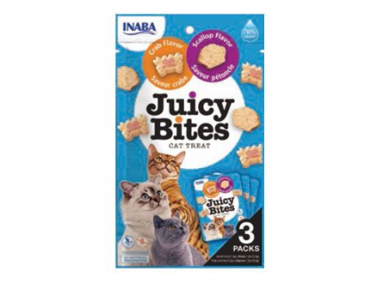 Churu Cat Juicy Bites Scallop&Crab Flavor 3x11,3g z kategorie Chovatelské potřeby a krmiva pro kočky > Krmivo a pamlsky pro kočky > Pamlsky pro kočky