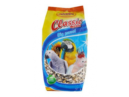 Avicentra Classic Menu krmivo velký papoušek 1kg z kategorie Chovatelské potřeby pro ptáky a papoušky > Krmivo pro papoušky