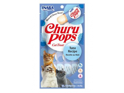 Churu Cat Pops pamlsky pro kočku tuňák 4x15g z kategorie Chovatelské potřeby a krmiva pro kočky > Krmivo a pamlsky pro kočky > Pamlsky pro kočky