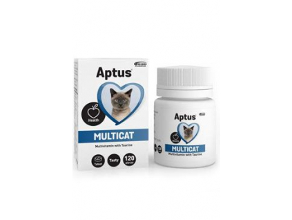 Aptus Multicat 120tbl z kategorie Chovatelské potřeby a krmiva pro kočky > Vitamíny a léčiva pro kočky > Vitamíny a minerály pro kočky