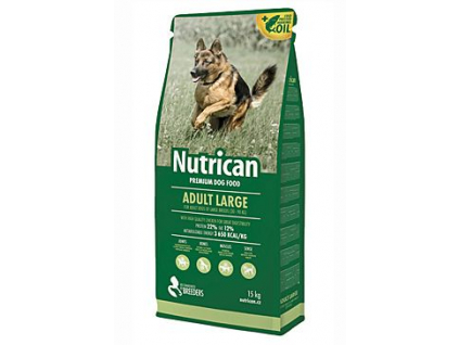 NutriCan Adult Large 15kg z kategorie Chovatelské potřeby a krmiva pro psy > Krmiva pro psy > Granule pro psy