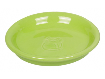 Nobby nízká keramická miska zelená 100ml z kategorie Chovatelské potřeby a krmiva pro kočky > Misky, dávkovače pro kočky > keramické misky pro kočky