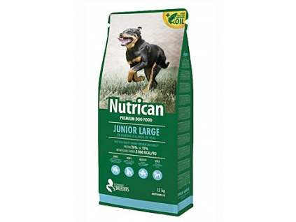 NutriCan Junior Large 15kg z kategorie Chovatelské potřeby a krmiva pro psy > Krmiva pro psy > Granule pro psy