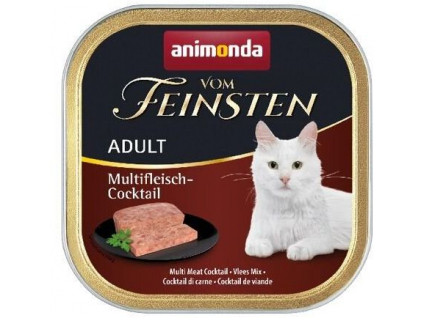 Animonda Vom Feinsten Adult multimasový koktejl 100g z kategorie Chovatelské potřeby a krmiva pro kočky > Krmivo a pamlsky pro kočky > Vaničky, paštiky pro kočky