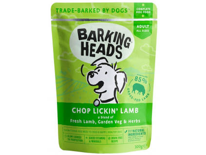 BARKING HEADS kapsička Chop Lickin’ Lamb 300g z kategorie Chovatelské potřeby a krmiva pro psy > Krmiva pro psy > Kapsičky pro psy
