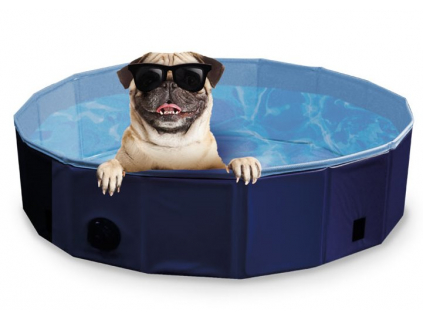 Nobby odolný bazén pro psa skládací s krytem S 80x20cm z kategorie Chovatelské potřeby a krmiva pro psy > Pelíšky a dvířka pro psy > Bazénky pro psy