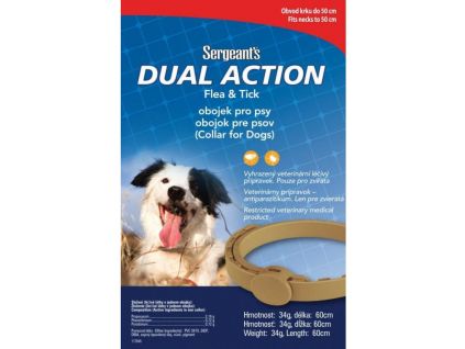 Sergeant's Dual Action obroża dla średniego psa 60cm