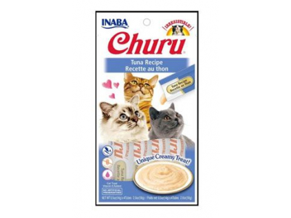 Churu Cat Tuna 4x14g z kategorie Chovatelské potřeby a krmiva pro kočky > Krmivo a pamlsky pro kočky > Pamlsky pro kočky