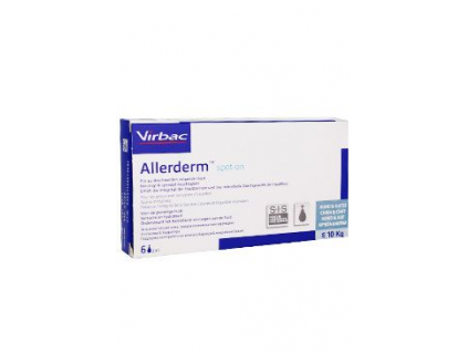 Virbac Allerderm spot-on pro malé psy a kočky 6x2ml z kategorie Chovatelské potřeby a krmiva pro kočky > Vitamíny a léčiva pro kočky > Péče o srst, kůži a tlapky koček