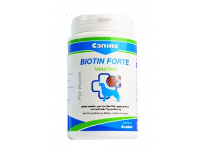 Canina Biotin Forte 60tbl z kategorie Chovatelské potřeby a krmiva pro psy > Vitamíny a léčiva pro psy > Kůže a srst psů