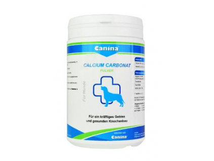 Canina Calcium Carbonat plv 1000g z kategorie Chovatelské potřeby a krmiva pro psy > Vitamíny a léčiva pro psy > Vitaminy a minerály pro psy