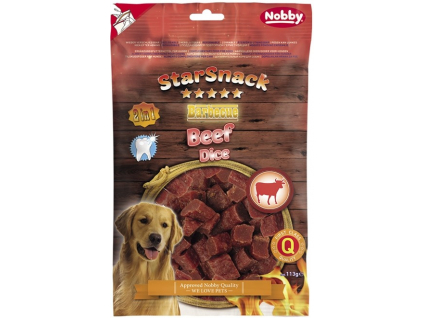 Nobby StarSnack Hovězí kostky pamlsky 113 g z kategorie Chovatelské potřeby a krmiva pro psy > Pamlsky pro psy > Sušená masíčka pro psy
