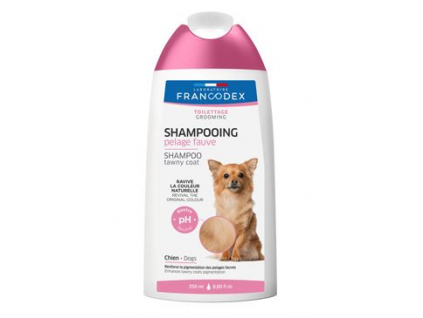 Francodex šampon zlatá srst psa 250ml z kategorie Chovatelské potřeby a krmiva pro psy > Hygiena a kosmetika psa > Šampóny a spreje pro psy