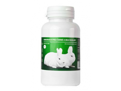 Roboran H pro králíky černé a bílé plv 60g z kategorie Chovatelské potřeby a krmiva pro hlodavce a malá zvířata > Vitamíny, minerální bloky
