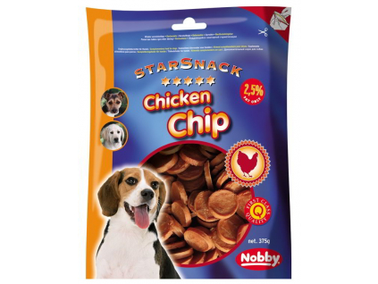 Nobby StarSnack Chicken Chip kuřecí dukátky 375g z kategorie Chovatelské potřeby a krmiva pro psy > Pamlsky pro psy > Poloměkké pamlsky pro psy