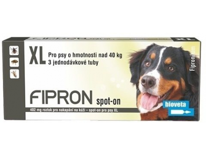 Fipron 402 mg spot on pro psy XL 3x 4,02 ml