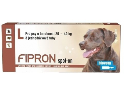 Fipron 268 mg spot on pro psy L 3x 2,68 ml