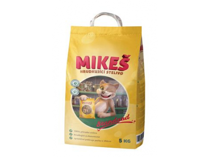 Mikeš standard podestýlka kočka 5kg z kategorie Chovatelské potřeby a krmiva pro kočky > Toalety, steliva pro kočky > Steliva kočkolity pro kočky