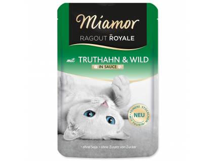 Miamor Ragout Royale kapsička krocan a zvěřina ve šťávě 100g z kategorie Chovatelské potřeby a krmiva pro kočky > Krmivo a pamlsky pro kočky > Kapsičky pro kočky