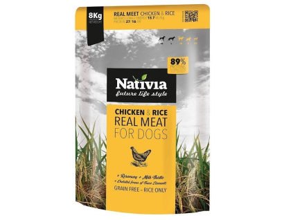 Nativia Real Meat Chicken&Rice 8kg